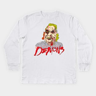 Night of the demons Kids Long Sleeve T-Shirt